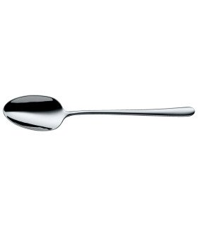 Trendy silver soup spoon for a reception table in Paris