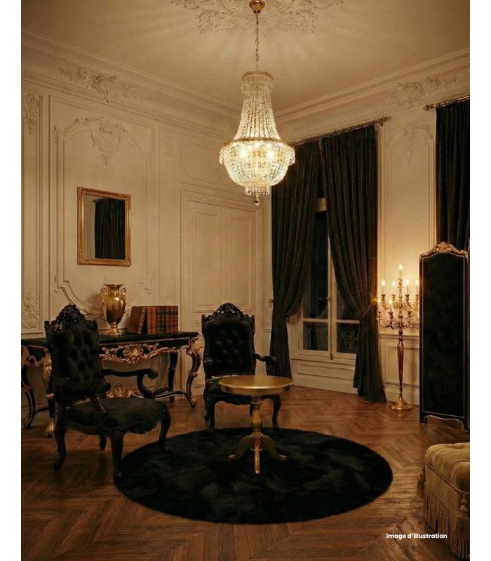 photo d'illustration du Pack Fauteuil baroque Palais Royal noir