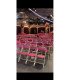 Photo du pack 50 chaises pliantes noires lors d'une conference, mobilier en location par 126 Events