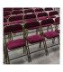 Pack 50 gold and red folding chairs m1