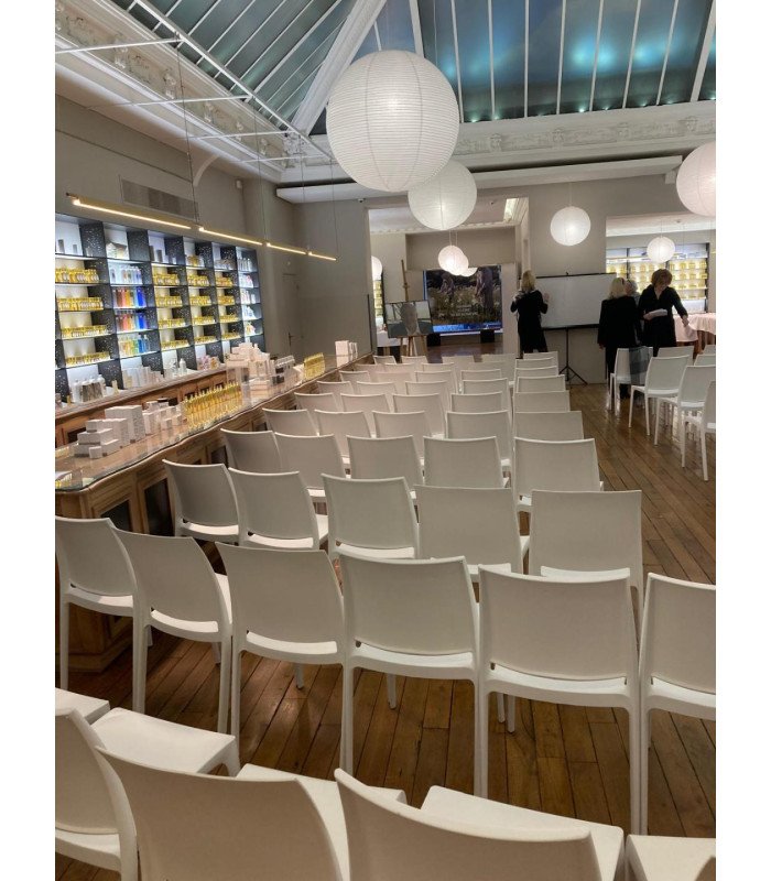 Trix white conference chair