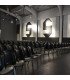 Black shell meeting chair rental