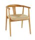 Teak armchair rental for cultural events in Paris