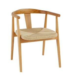 Teak armchair rental for cultural events in Paris