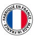 Logo made in France with French flag