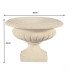 Coupe Médicis en pierre Ø 52 cm avec dimensions sur fond blanc