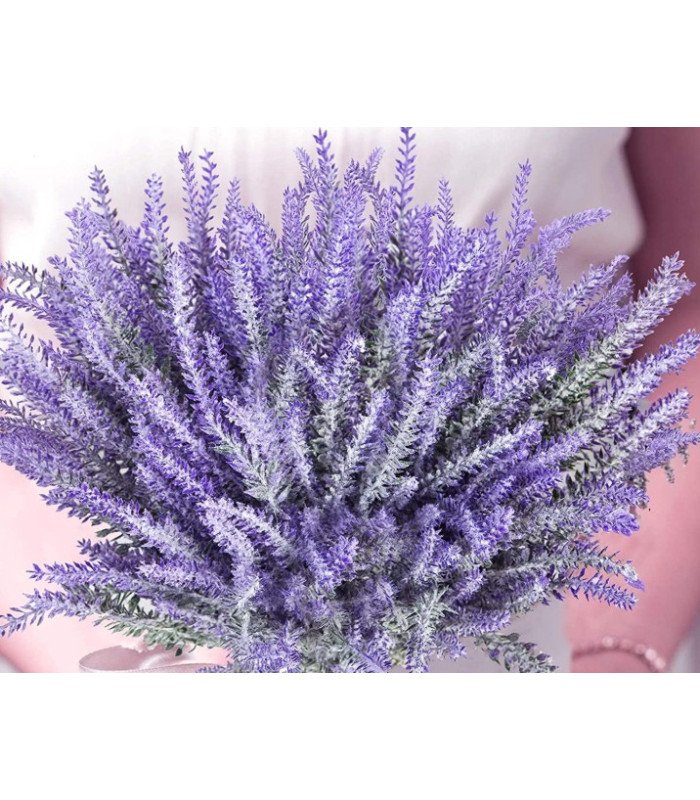 Bouquet de lavande artificielle H 38,5 cm