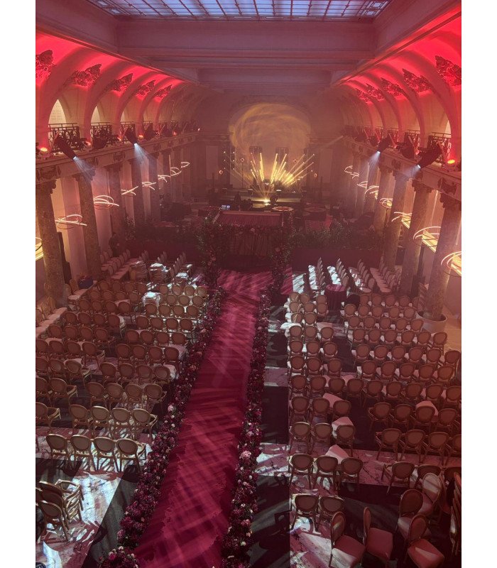 Versailles stacking ceruse medallion chair