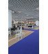 Nappe noire rectangulaire en coton 130 x 230 cm