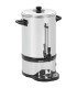 15 L metal percolator coffee machine on white background