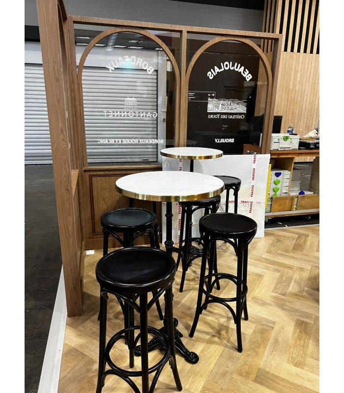 Bistro-style stool, seat height 80 cm