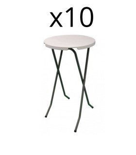 Pack 10 mange debout pliant