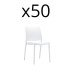 Pack 50 chaises de conférence Trix Blanches