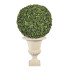 Boule de buis artificielle en pot Diam 33 cm traitée non feu