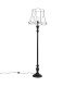 Floor lamp with classic lampshade, 157 x 45 cm diameter