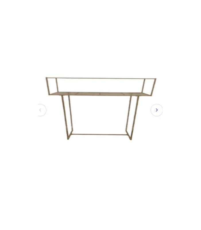 centre de table en métal pour fleurs or sur fond blanc pour décoration de table de mariage