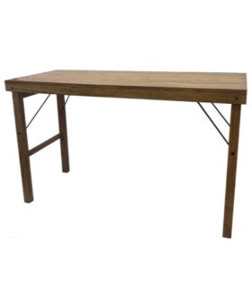 Table haute pliable en bois