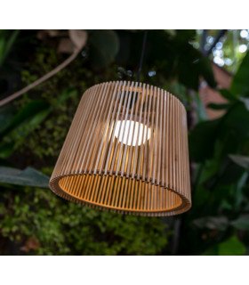 LED Bamboo Pendant Lamp
