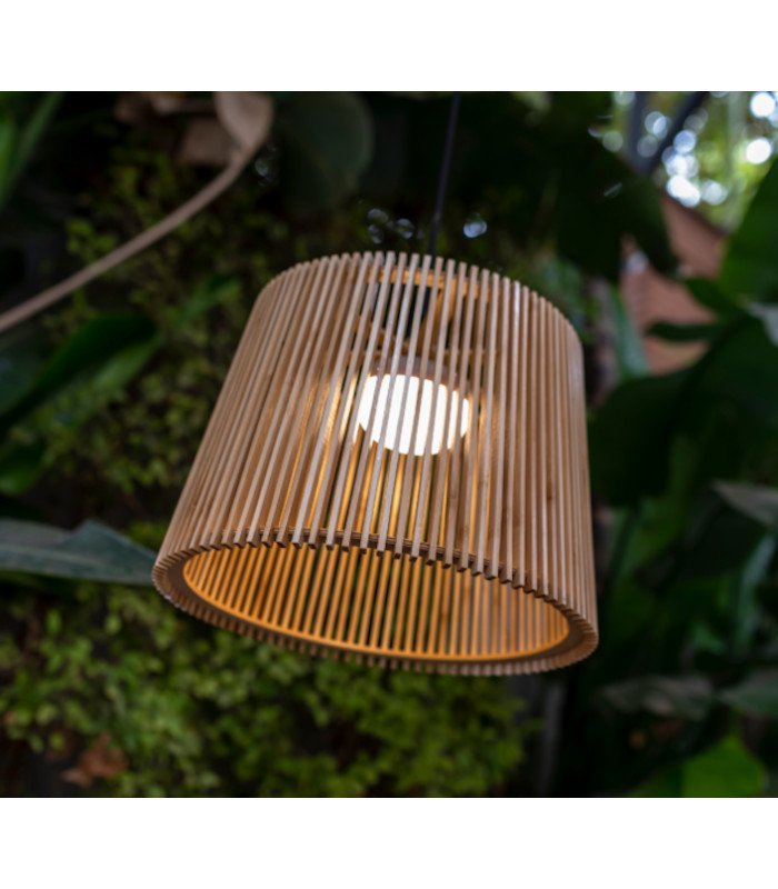 LED Bamboo Pendant Lamp