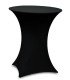 black covered high table for rent