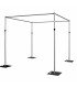 Square-shaped chuppah rental for Jewish wedding