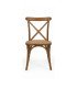 location chaise dos croisée en bois chêne moyen