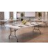 152 cm rectangular folding table – seats 6 people