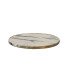 Marbled tray with gold brass trim