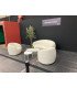 Table basse gigogne blanche style scandinave