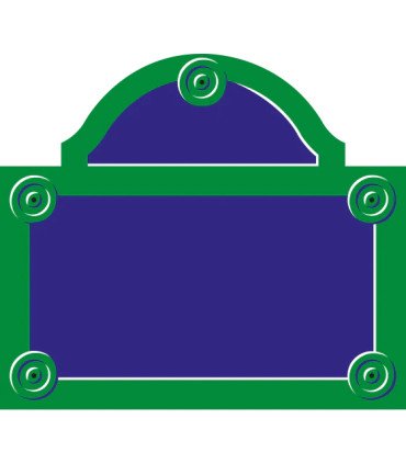 location plaque de rue parisienne
