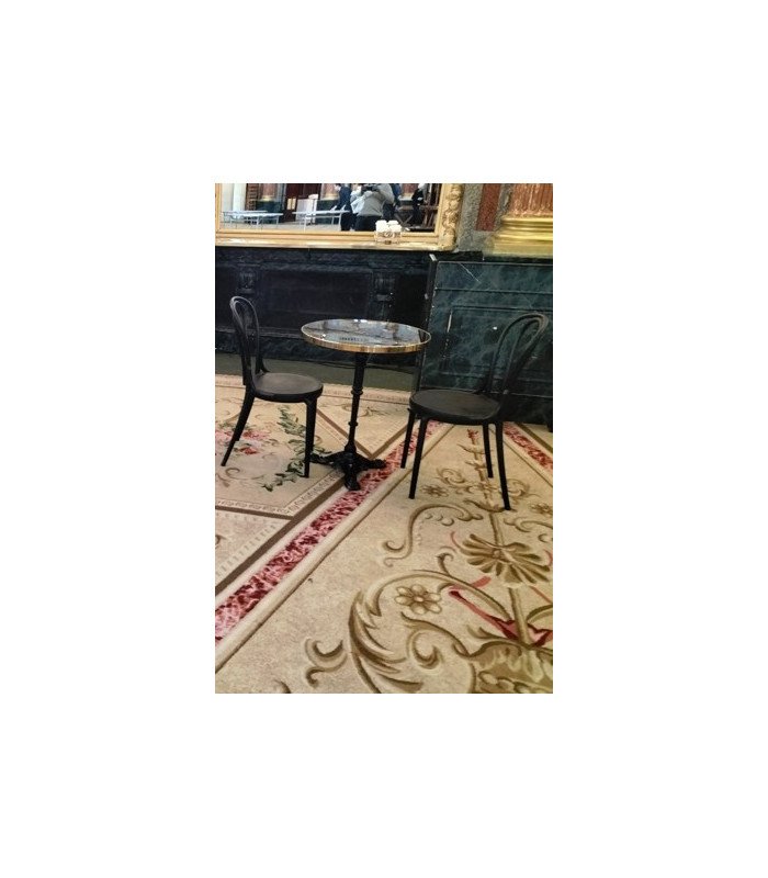 Chaise bistrot noire Anita