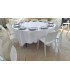 Chaise de conférence blanche empilable et attachable Trix