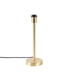 Lampe à poser en métal doré H 39,5 cm sur fond blanc