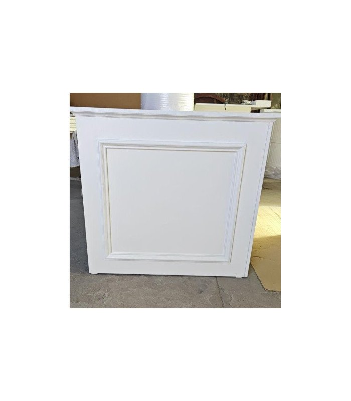 White folding panelled buffet table 200 cm