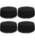 Round black tablecloth, diameter 177 cm