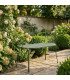 Banc métal vert L 106 cm modèle 1900