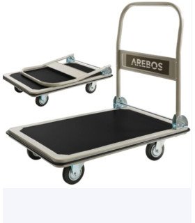 Aluminum handling trolley, 300 kg