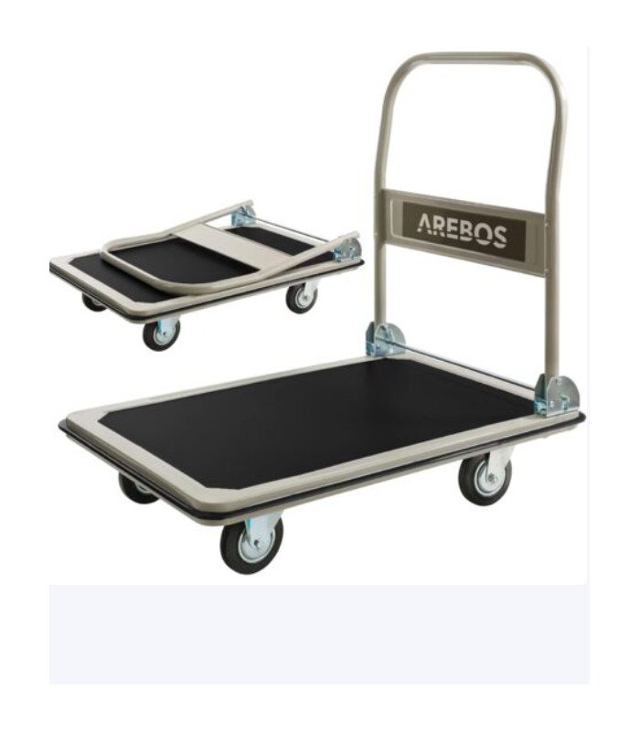Aluminum handling trolley, 300 kg