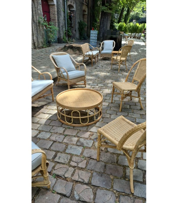 Léonie natural rattan chair for high-end events
