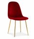 copy of Scandinavian-style chair in green velvet
