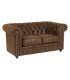 Canapé Chesterfield en microfibre 2 places