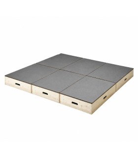 location grande estrade en bois modulable