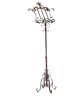 location pupitre baroque fer forgé antique