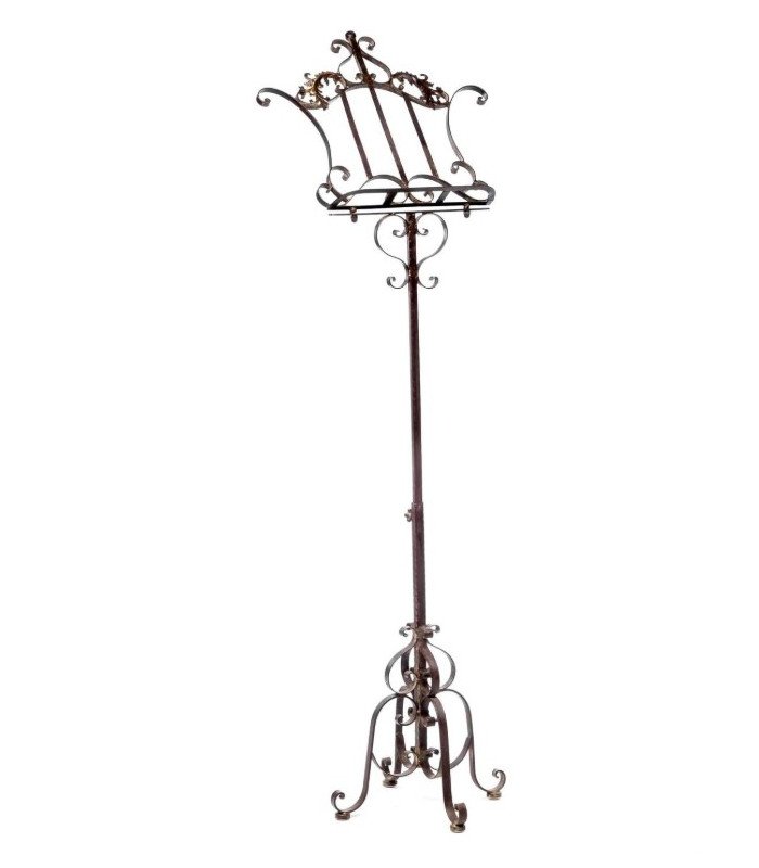 location pupitre baroque fer forgé antique