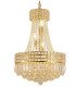 lustre suspension montgolfiere dore soiree evenementielle mariage