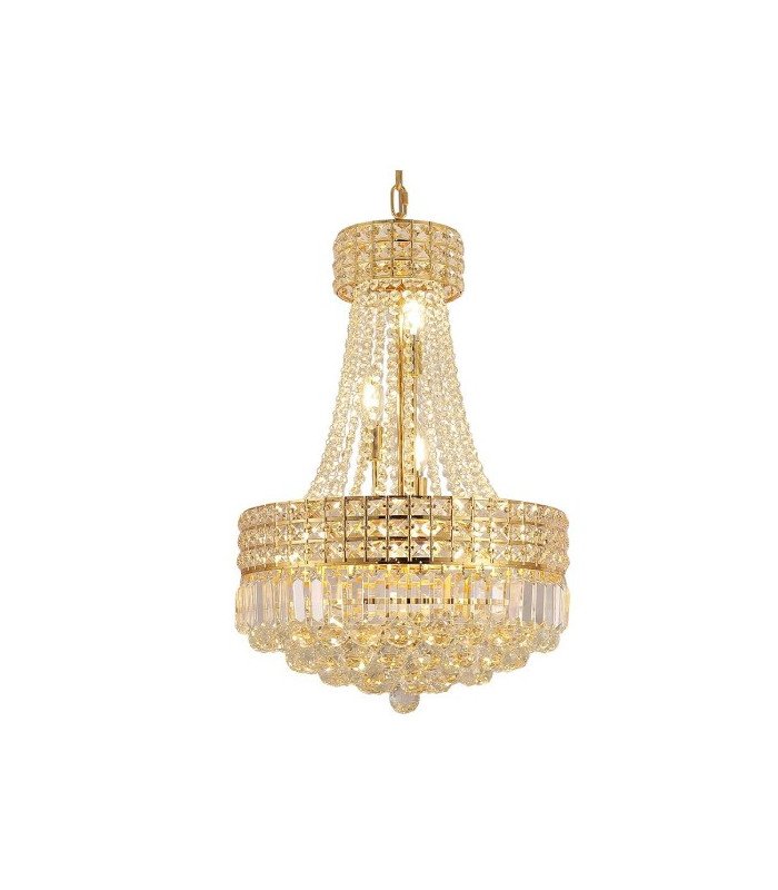 Gold hot-air balloon pendant chandelier for evening events and weddings
