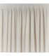 Flame-retardant champagne pleated curtain for events (H 3m x W 4m)