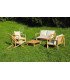 2-seater bamboo sofa L 115