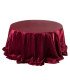 Nappe ronde en velours rouge drappée 3 mètres de diamètre