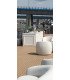 Buffet pliant blanc à moulures sur les 3 côtés L 200 cm